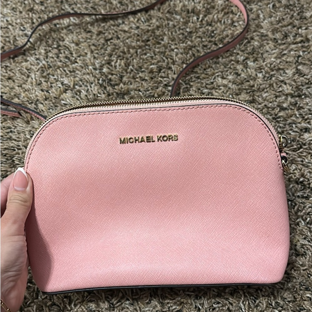 Michael Kors pink crossbody bag